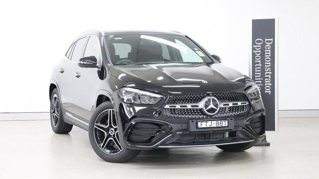 Demonstrator Mercedes-Benz GLA-Class H247 806+056MY GLA250 DCT 4MATIC Rushcutters Bay, 2025 Mercedes-Benz GLA-Class H247 806+056MY GLA250 DCT 4MATIC Black 8 Speed