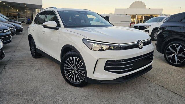 New Volkswagen Tiguan CT MY26 110TSI Elegance DSG Belconnen, 2026 Volkswagen Tiguan CT MY26 110TSI Elegance DSG White 7 Speed Sports Automatic Dual Clutch Wagon