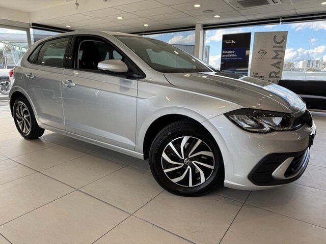 Used Volkswagen Polo AE MY25 85TSI DSG Life Belconnen, 2025 Volkswagen Polo AE MY25 85TSI DSG Life Silver 7 Speed Sports Automatic Dual Clutch Hatchback