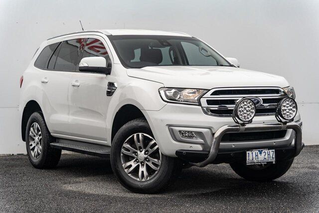 Used Ford Everest UA Trend Keysborough, 2016 Ford Everest UA Trend White 6 Speed Sports Automatic SUV