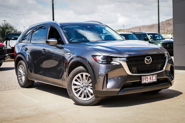 Used Mazda CX-90 KK G50e Skyactiv-Drive i-ACTIV AWD Touring Townsville, 2024 Mazda CX-90 KK G50e Skyactiv-Drive i-ACTIV AWD Touring Grey 8 Speed
