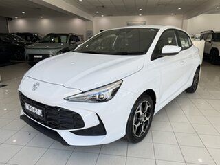 2025 MG MG3 MY25 Excite White Continuous Variable Hatchback