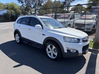 2013 Holden Captiva (2WD) lx 11 White Automatic Wagon.