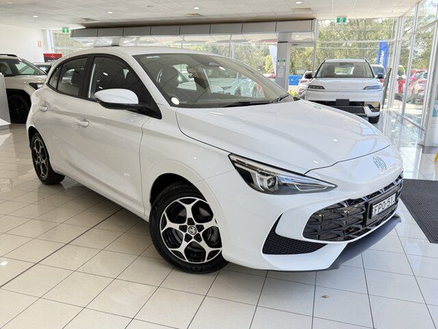Used MG MG3 MY25 Excite Narrabeen, 2025 MG MG3 MY25 Excite White Continuous Variable Hatchback
