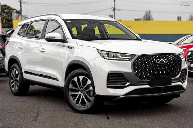 New Chery Tiggo 8 PRO MAX T31 MY24 Urban DCT Belconnen, 2025 Chery Tiggo 8 PRO MAX T31 MY24 Urban DCT White 7 Speed Sports Automatic Dual Clutch Wagon