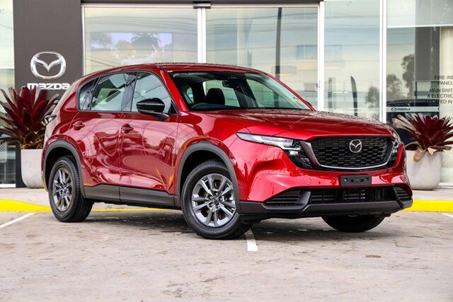 New Mazda CX-5 KM0HA0 G25 SKYACTIV-Drive i-ACTIV AWD Evolve Kirrawee, 2026 Mazda CX-5 KM0HA0 G25 SKYACTIV-Drive i-ACTIV AWD Evolve Soul Red Crystal 6 Speed