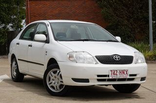 2004 Toyota Corolla ZZE122R Ascent White 4 Speed Automatic Sedan.
