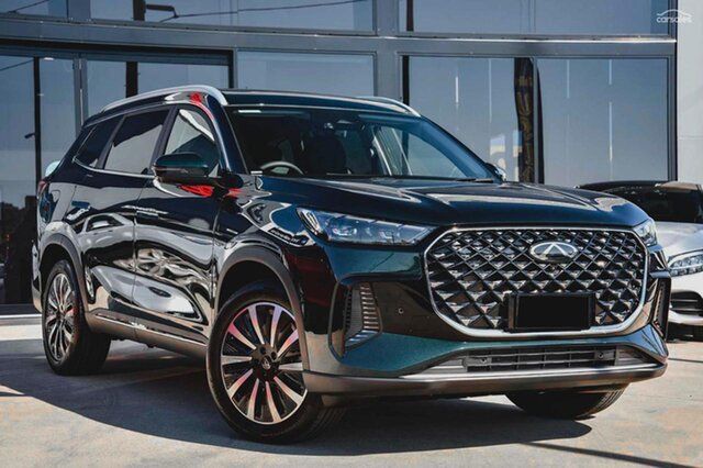 New Chery Tiggo 8 PRO MAX T31 MY26 Super Hybrid DHT Ultimate Belconnen, 2026 Chery Tiggo 8 PRO MAX T31 MY26 Super Hybrid DHT Ultimate Green 1 Speed Constant Variable Wagon