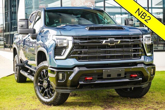New Chevrolet Silverado HD T1 MY26 LTZ Premium Pickup Crew Cab W/Tech Pack Osborne Park, 2026 Chevrolet Silverado HD T1 MY26 LTZ Premium Pickup Crew Cab W/Tech Pack Lakeshore Blue 10 Speed