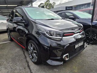 2021 Kia Picanto JA MY22 GT-Line Black 4 Speed Automatic Hatchback.