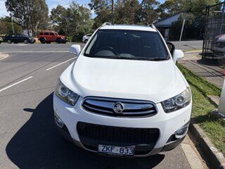 2013 Holden Captiva (2WD) lx 11 White Automatic Wagon.