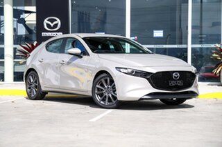 2026 Mazda 3 BP2H7A G20 SKYACTIV-Drive Evolve Platinum Quartz 6 Speed Sports Automatic Hatchback.
