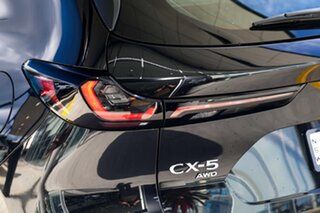 2026 Mazda CX-5 KM0HA0 G25 SKYACTIV-Drive i-ACTIV AWD Evolve Jet Black 6 Speed Sports Automatic