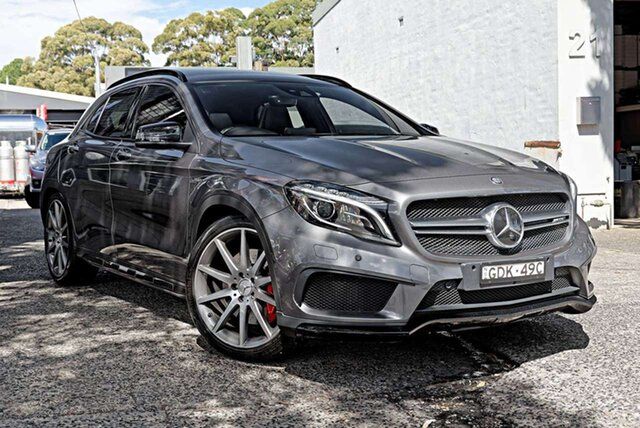 Used Mercedes-Benz GLA-Class X156 806MY GLA45 AMG SPEEDSHIFT DCT 4MATIC Brookvale, 2016 Mercedes-Benz GLA-Class X156 806MY GLA45 AMG SPEEDSHIFT DCT 4MATIC Grey 7 Speed