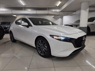 2024 Mazda 3 BP2H7A G20 SKYACTIV-Drive Evolve White 6 Speed Sports Automatic Hatchback