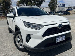 2020 Toyota RAV4 Axah52R GX (2WD) Hybrid White Continuous Variable Wagon.