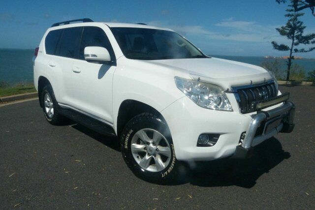 Used Toyota Landcruiser Prado KDJ150R GXL Gladstone, 2013 Toyota Landcruiser Prado KDJ150R GXL White 5 Speed Sports Automatic Wagon