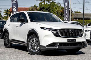 2026 Mazda CX-5 KM0HA0 G25 SKYACTIV-Drive i-ACTIV AWD Pure Rhodium White 6 Speed Sports Automatic.