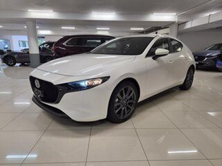 2024 Mazda 3 BP2H7A G20 SKYACTIV-Drive Evolve White 6 Speed Sports Automatic Hatchback