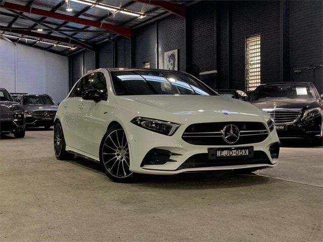 Used Mercedes-Benz A-Class W177 A35 AMG Camperdown, 2020 Mercedes-Benz A-Class W177 A35 AMG White Sports Automatic Dual Clutch Hatchback