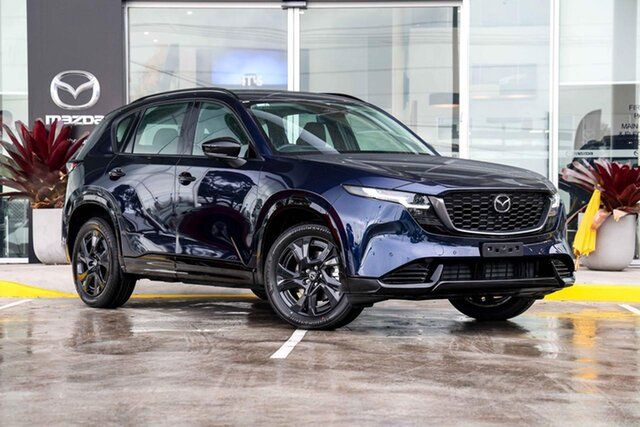 New Mazda CX-5 KM0HA0 G25 SKYACTIV-Drive i-ACTIV AWD GT SP Kirrawee, 2026 Mazda CX-5 KM0HA0 G25 SKYACTIV-Drive i-ACTIV AWD GT SP Navy Blue 6 Speed Sports Automatic Wagon