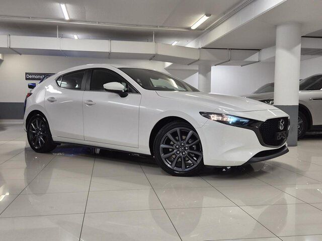 Used Mazda 3 BP2H7A G20 SKYACTIV-Drive Evolve Waitara, 2024 Mazda 3 BP2H7A G20 SKYACTIV-Drive Evolve White 6 Speed Sports Automatic Hatchback