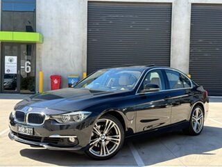 2017 BMW 3 Series F30 LCI 330e Luxury Line Black 8 Speed Sports Automatic Sedan Hybrid.