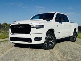 2025 Ram 1500 DT MY26 Laramie Night Crew Cab SWB Hurricane SO RamBox Bright White 8 Speed Automatic