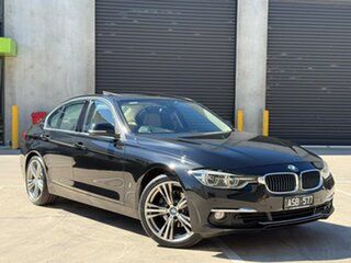2017 BMW 3 Series F30 LCI 330e Luxury Line Black 8 Speed Sports Automatic Sedan Hybrid.