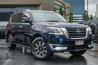 2023 Nissan Patrol Y62 MY22 TI-L Blue 7 Speed Sports Automatic Wagon.