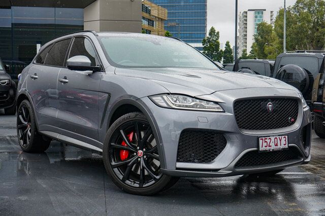 Used Jaguar F-PACE X761 20MY SVR Newstead, 2020 Jaguar F-PACE X761 20MY SVR Eiger Grey 8 Speed Sports Automatic Wagon