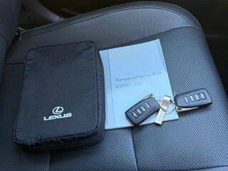 2012 Lexus GS GRL11R GS250 Sports Luxury Silver 6 Speed Sports Automatic Sedan