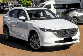 2025 Mazda CX-5 KF4WLA G25 SKYACTIV-Drive i-ACTIV AWD Akera Rhodium White 6 Speed Sports Automatic