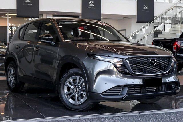 New Mazda CX-5 KM0HA0 G25 SKYACTIV-Drive i-ACTIV AWD Evolve Waitara, 2026 Mazda CX-5 KM0HA0 G25 SKYACTIV-Drive i-ACTIV AWD Evolve Grey 6 Speed Sports Automatic Wagon