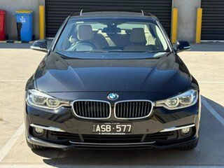 2017 BMW 3 Series F30 LCI 330e Luxury Line Black 8 Speed Sports Automatic Sedan Hybrid.