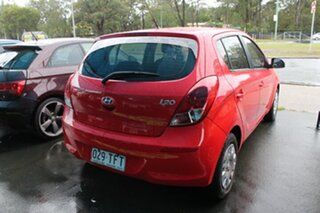 2013 Hyundai i20 PB MY13 Active Red 6 Speed Manual Hatchback.