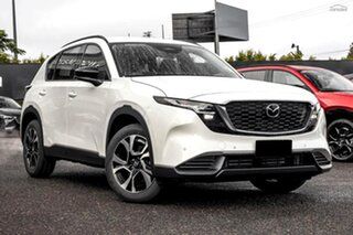 2026 Mazda CX-5 KM0HA0 G25 SKYACTIV-Drive i-ACTIV AWD Touring White 6 Speed Sports Automatic Wagon.