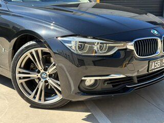 2017 BMW 3 Series F30 LCI 330e Luxury Line Black 8 Speed Sports Automatic Sedan Hybrid