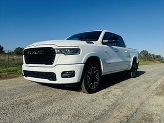 2025 Ram 1500 DT MY26 Laramie Night Crew Cab SWB Hurricane SO RamBox Bright White 8 Speed Automatic