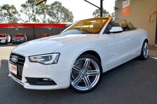 2013 Audi A5 8T MY13 Multitronic White 8 Speed Constant Variable Cabriolet
