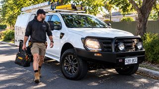 2013 Ford Ranger PX XL 3.2 (4x4) White 6 Speed Manual Dual Cab Utility.