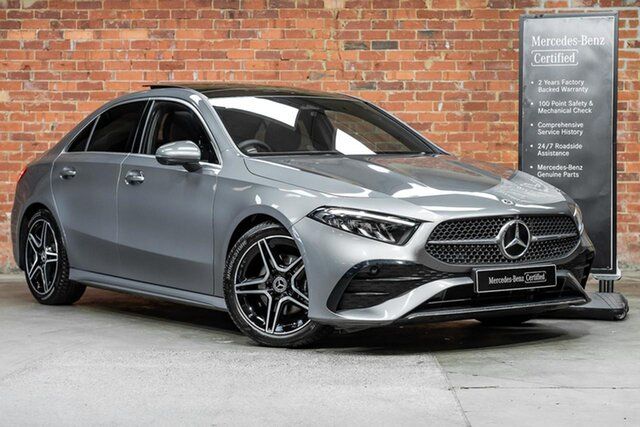 Used Mercedes-Benz A-Class V177 805+055MY A200 DCT Keysborough, 2025 Mercedes-Benz A-Class V177 805+055MY A200 DCT Grey 7 Speed Sports Automatic Dual Clutch Sedan