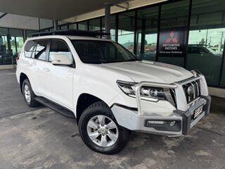 2017 Toyota Landcruiser Prado GDJ150R GXL White 6 Speed Sports Automatic Wagon.