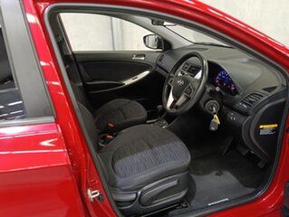2014 Hyundai Accent RB2 MY15 Active Red 4 Speed Sports Automatic Sedan
