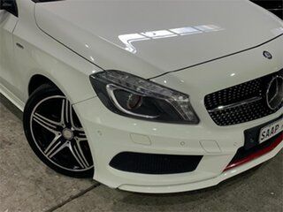 2013 Mercedes-Benz A-Class W176 A250 D-CT Sport White Sports Automatic Dual Clutch Hatchback.