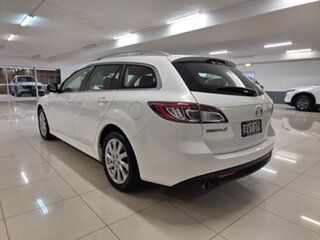 2010 Mazda 6 GH1052 MY10 Classic White 5 Speed Sports Automatic Wagon