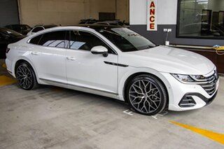 2022 Volkswagen Arteon 206TSI R-LINE3H MY22 White Liftback.