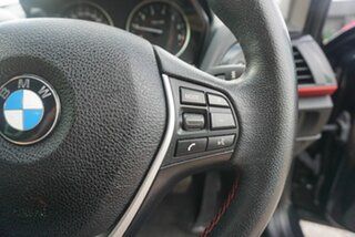 2014 BMW 1 Series F20 MY0713 118i Steptronic Black 8 Speed Sports Automatic Hatchback