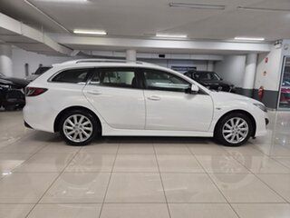 2010 Mazda 6 GH1052 MY10 Classic White 5 Speed Sports Automatic Wagon
