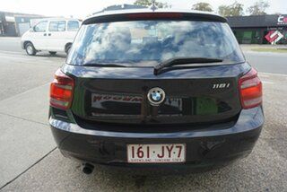2014 BMW 1 Series F20 MY0713 118i Steptronic Black 8 Speed Sports Automatic Hatchback